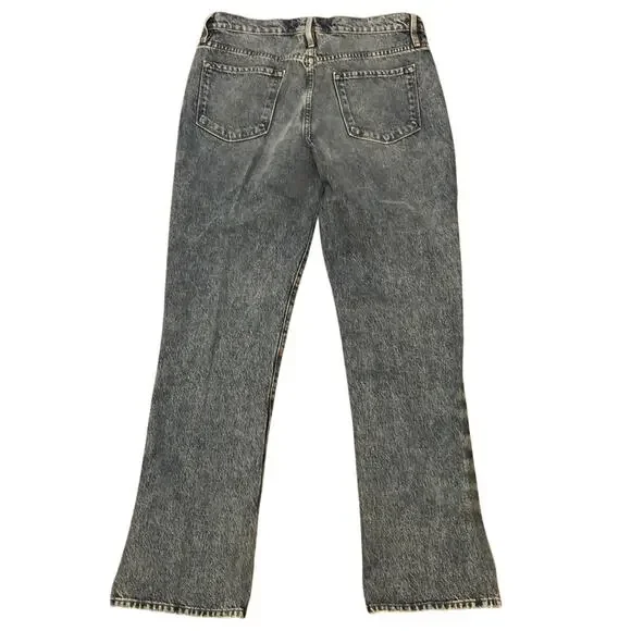 Frame Denim Le Drew Loose Fit Straight Jeans in Cascade Blue Size 30